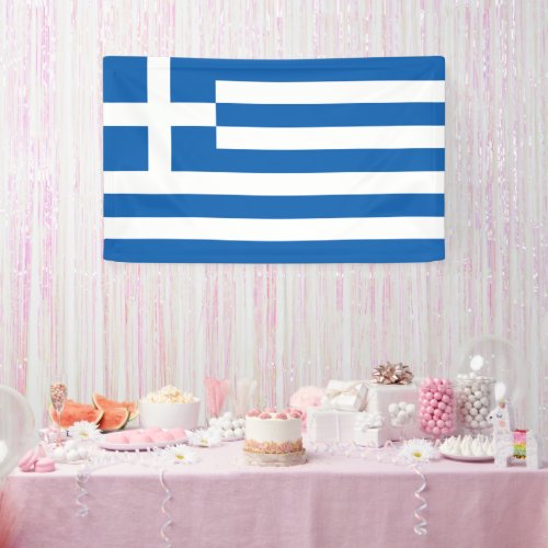 Greece flag banner