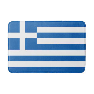 Greece Flag Bath Mat