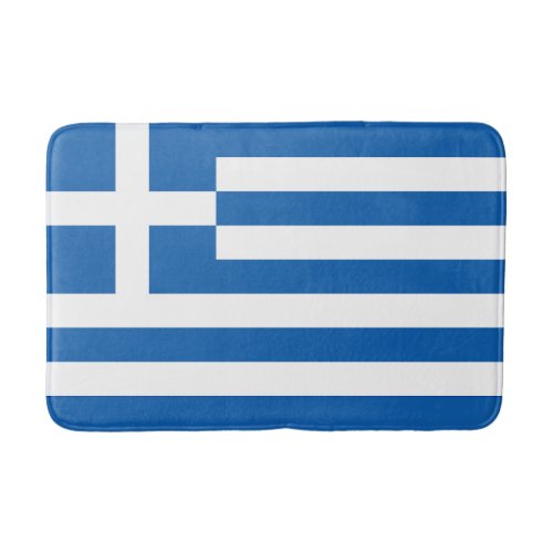 Greece Flag Bath Mat