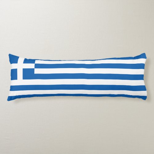 Greece Flag Body Pillow