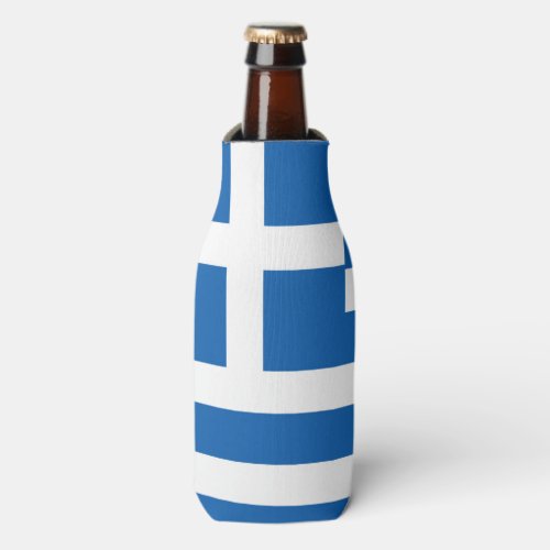 Greece Flag Bottle Cooler