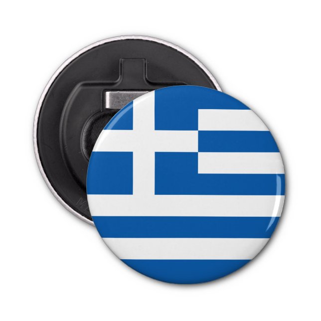 Greece Flag Bottle Opener (Front)