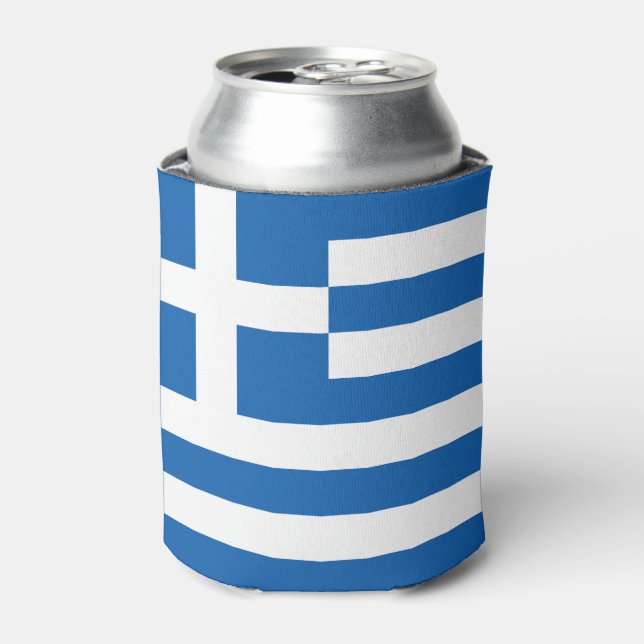 Greece Flag Can Cooler (Can Front)