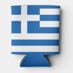 Greece flag can cooler