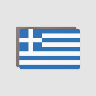 Greece Flag Car Magnet