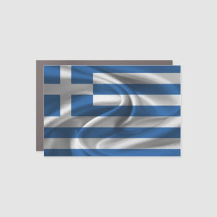 Greece Flag Car Magnet