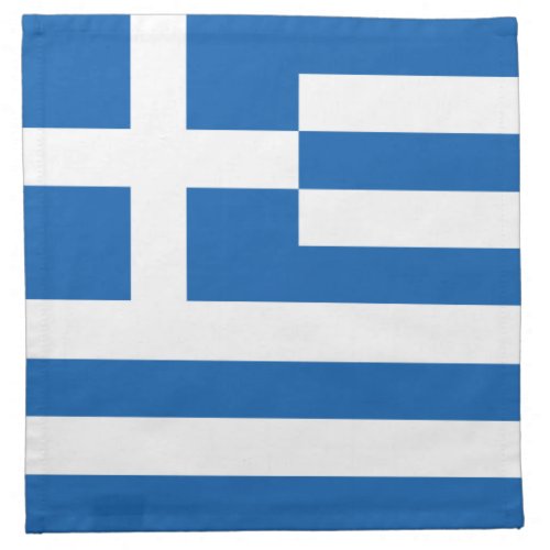 Greece Flag Cloth Napkin