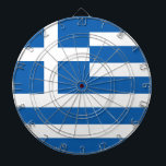 Greece Flag Dart Board<br><div class="desc">Greece Flag</div>