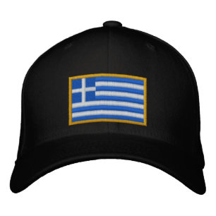 Greece Flag Embroidered Baseball Cap