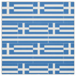 Greece Flag Fabric