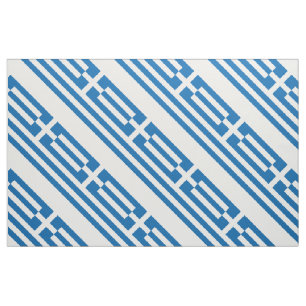 Greece Flag Fabric