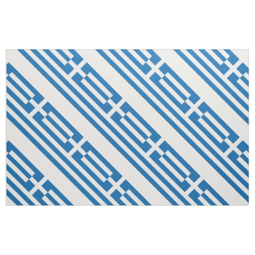 Greece Flag Fabric