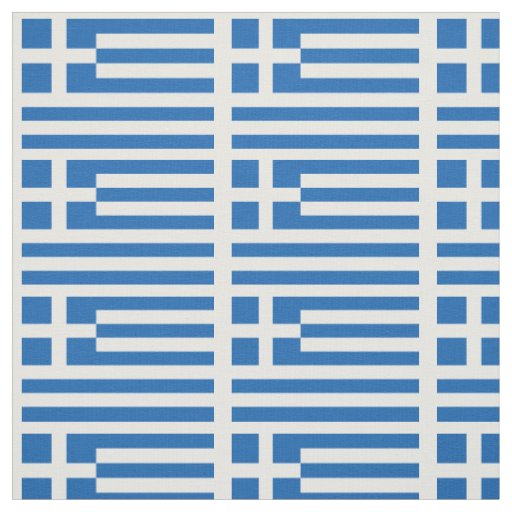 Greece Flag Fabric