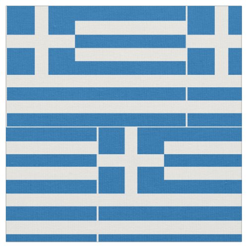 Greece Flag Fabric