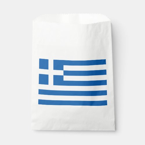 Greece Flag Favor Bag