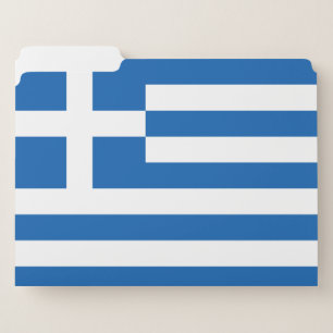 Greece flag  file folder