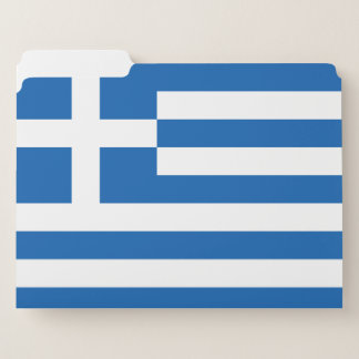 Greece flag  file folder