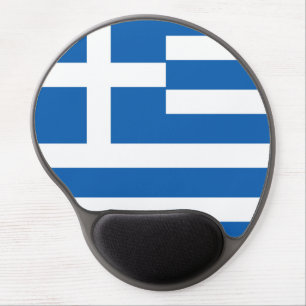 Greece Flag Gel Mouse Pad