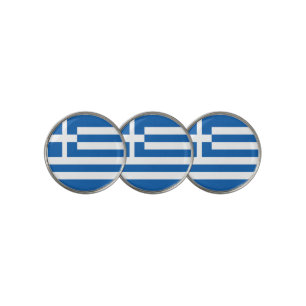 Greece Flag Golf Ball Marker