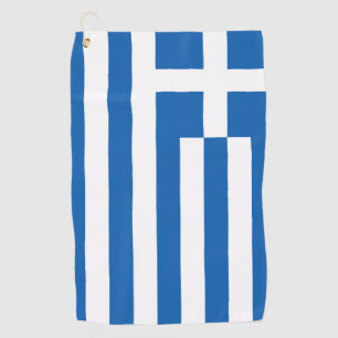 Greece flag golf towel