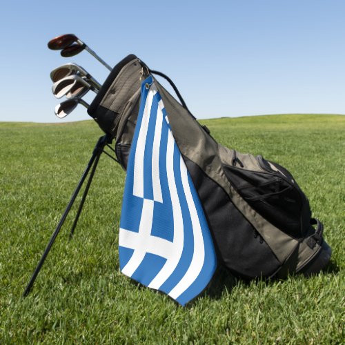 Greece flag golf towel