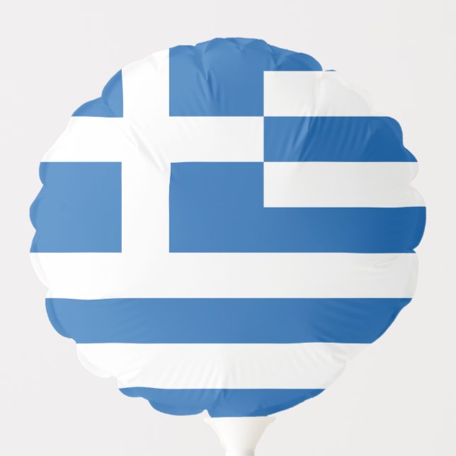 Greece Flag Greek Patriotic Balloon (Front)