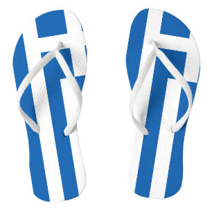 Greece Flag Greek Patriotic Flip Flops