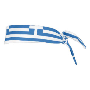 Greece Flag Greek Patriotic Tie Headband
