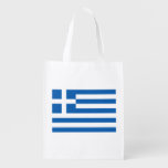 Greece Flag Grocery Bag