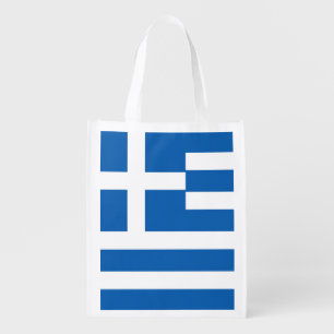Greece Flag Grocery Bag