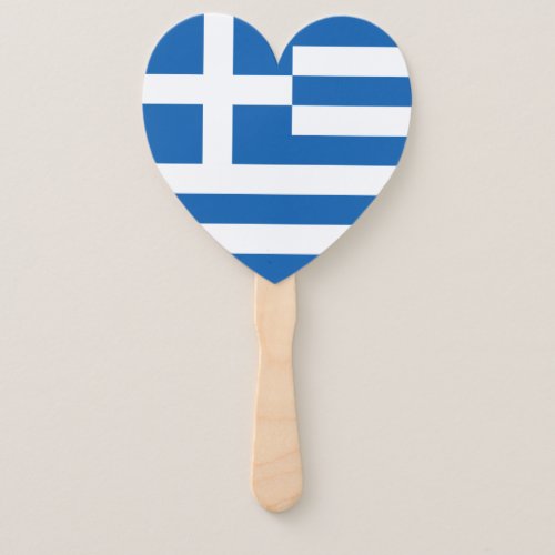 Greece Flag Hand Fan