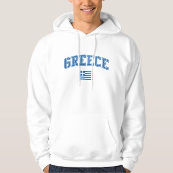 Greece   Flag Hoodie by RodRoelsDesign at Zazzle