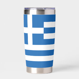 Greece flag insulated tumbler