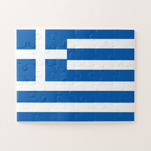 Greece Flag Jigsaw Puzzle