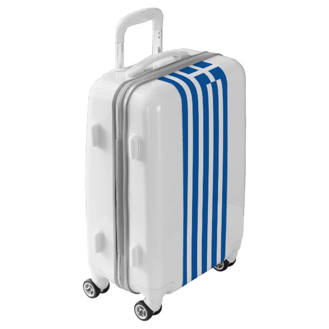 Greece Flag Luggage (Rotated Left)
