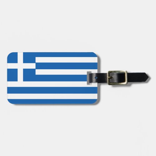 Greece Flag Luggage Tag