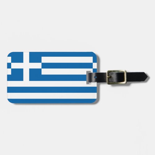 Greece Flag Luggage Tag
