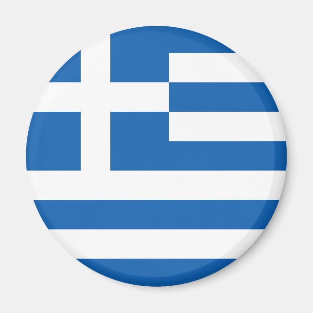 Greece Flag Magnet (Front)