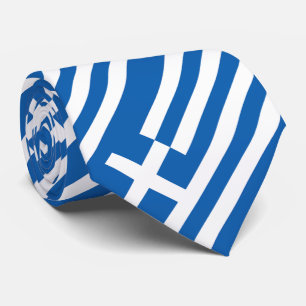 Greece Flag Neck Tie
