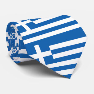 Greece Flag Neck Tie