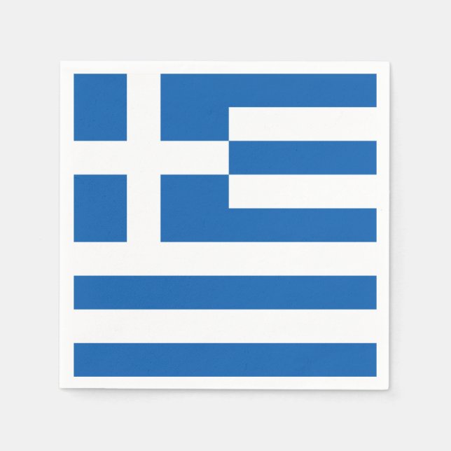 Greece flag Paper Napkin (Front)