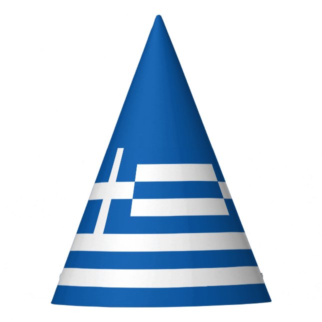 Greece flag  party hat (Front)