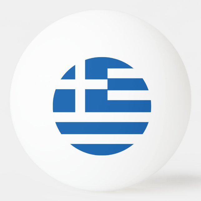 Greece Flag Ping Pong Ball (Front)