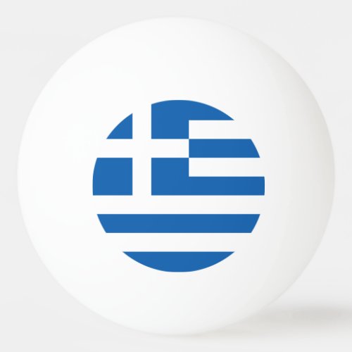 Greece Flag Ping Pong Ball