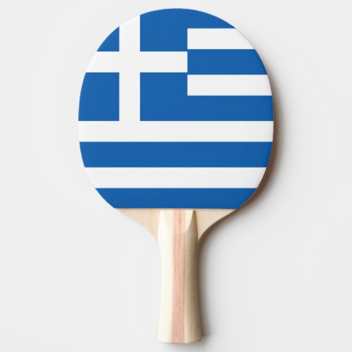 Greece Flag Ping Pong Paddle