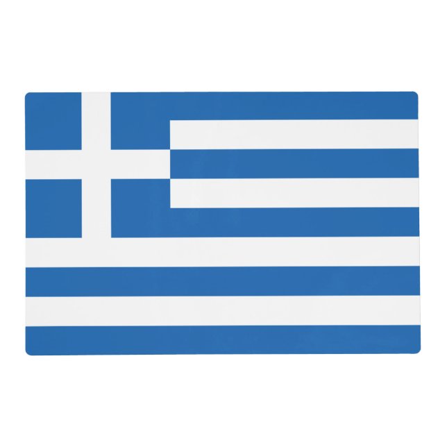 Greece flag  placemat (Front)