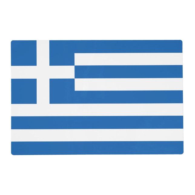 Greece flag placemat (Front)