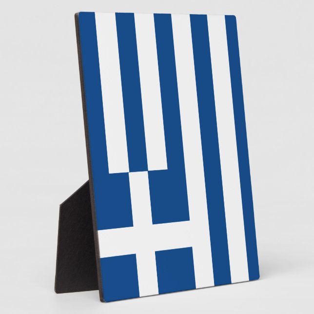 Greece Flag Plaque (Side)