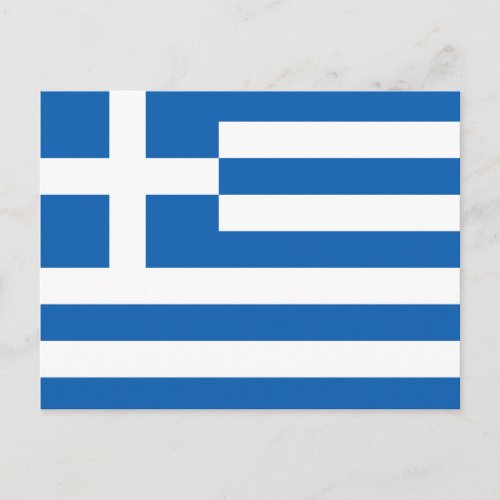 Greece Flag Postcard