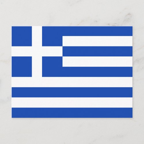 Greece Flag Postcard